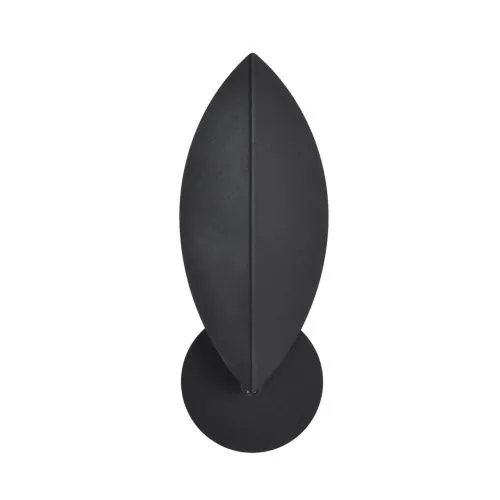 Бра LUMION  8395/1W LEAF металл; силикон/черный 