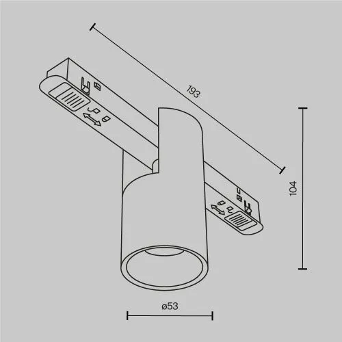 Трековый светильник Technical TR122-2-7W4K-W  фото 9