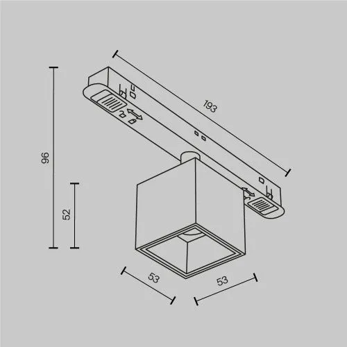 Трековый светильник Technical TR133-4-7W-DS-W  фото 3