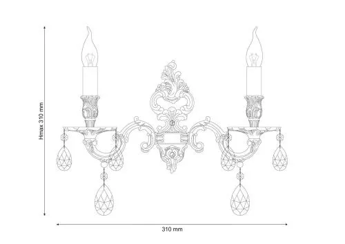 Бра Lucia Tucci Barletta W1730.2 Cream White  фото 3