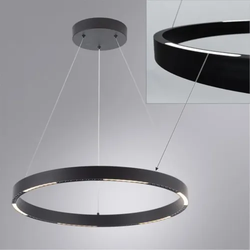 Подвесной светодиодный светильник Arte Lamp Lao A2189LM-1BK  фото 5