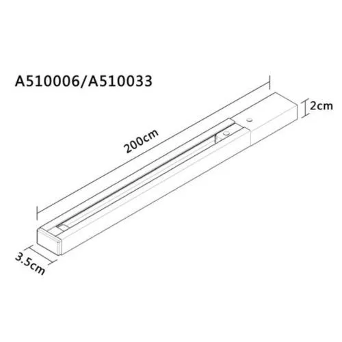 Шинопровод Arte Lamp Track Accessories A510033  фото 9