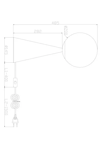 Настольный светильник Freya FR5289TL-01BS  фото 2