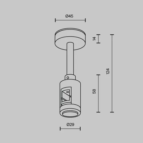 Комплектующие для трековой системы Technical TRA156C-B1-B  фото 2