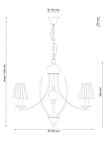 Подвесная люстра Lucia Tucci Milano 115.6  фото 3