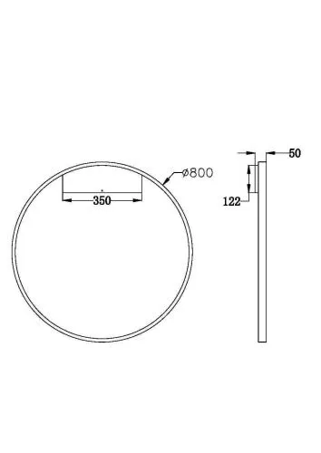 Настенный светильник Maytoni Rim MOD058WL-L50W3K  фото 4