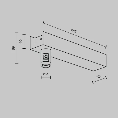 Комплектующие для трековой системы Technical TRA155CW-BB-BS  фото 2