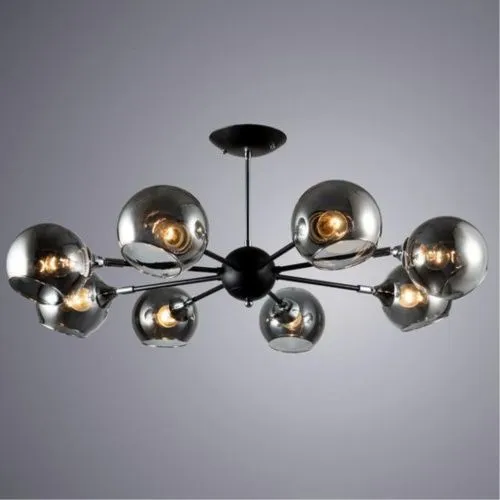 Потолочная люстра Arte Lamp Lagos A2708PL-8BK  фото 2