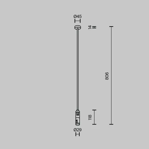 Комплектующие для трековой системы Technical TRA159С-D1-BS  фото 2