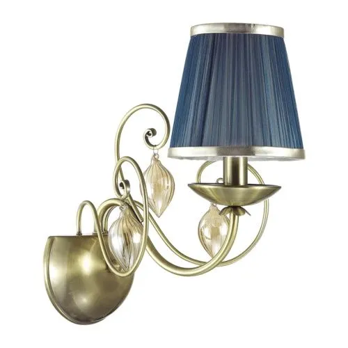 Бра ODEON LIGHT  3921/1W NIAGARA текстиль/синий 